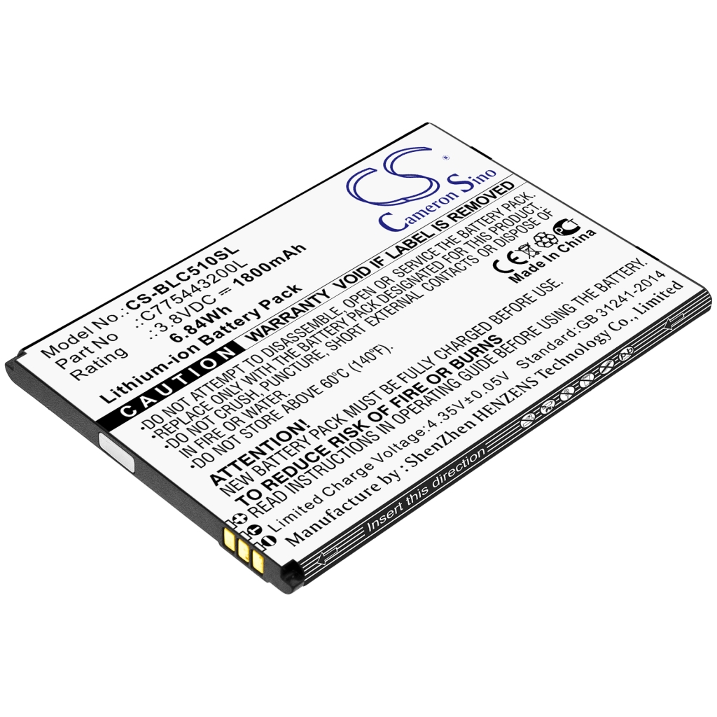 Batterij voor mobiele telefoon BLU CS-BLC510SL