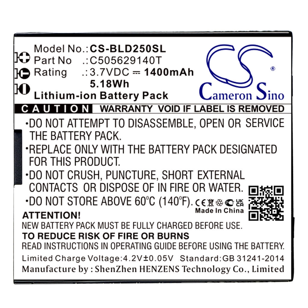 Batterijen Vervangt C505629140I