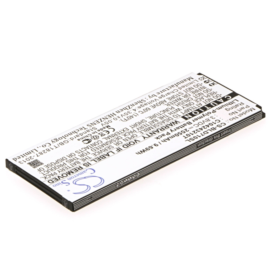 Compatibele batterijvervanging voor BLU C104243210T