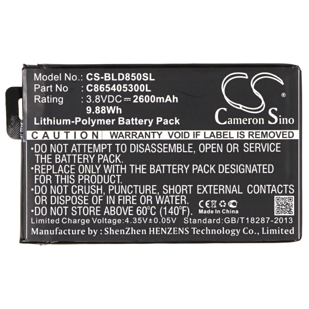 Batterijen Vervangt C865405300L