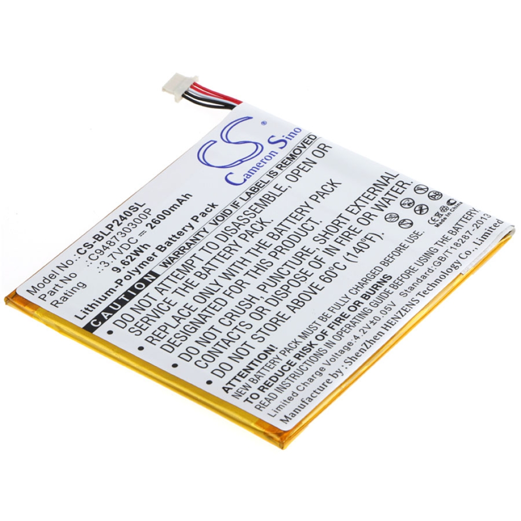 Tablet batterijen Blu CS-BLP240SL