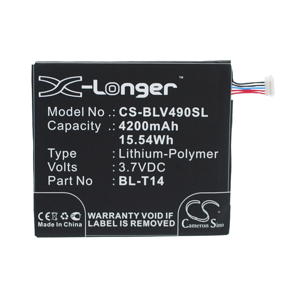 Tablet batterijen LG CS-BLV490SL