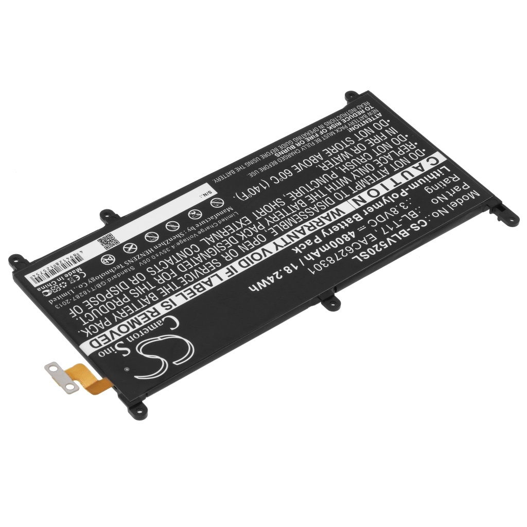 Tablet batterijen LG CS-BLV520SL