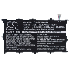 Compatibele batterijvervanging voor LG BL-T13,EAC62418201