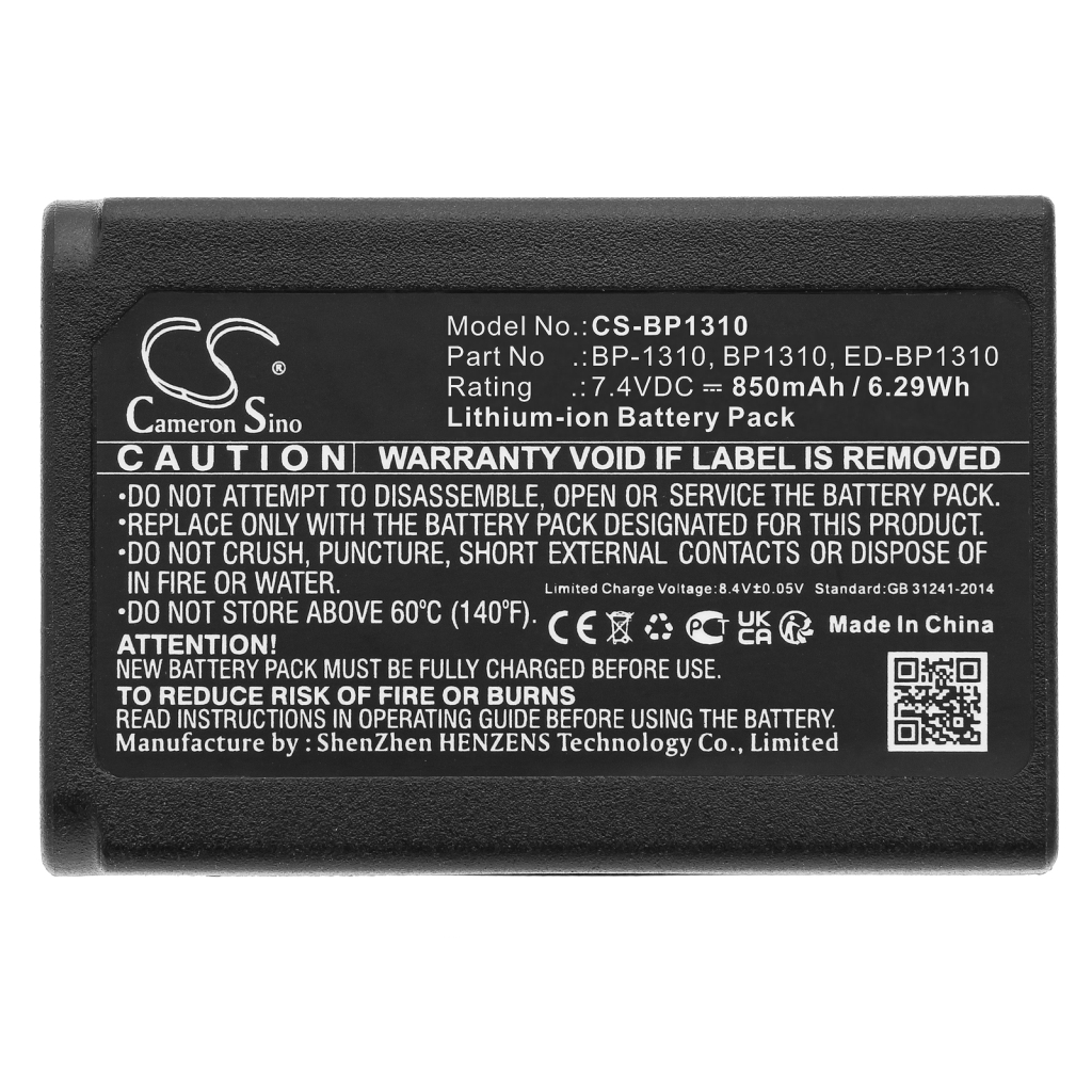 Batterij voor camera Samsung CS-BP1310