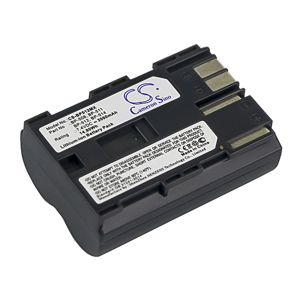 Batterij voor camera Canon CS-BP512MX