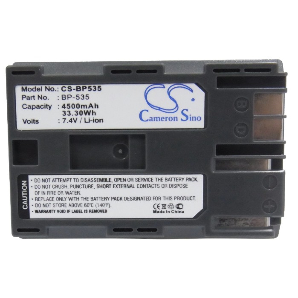 Batterij voor camera Canon CS-BP535