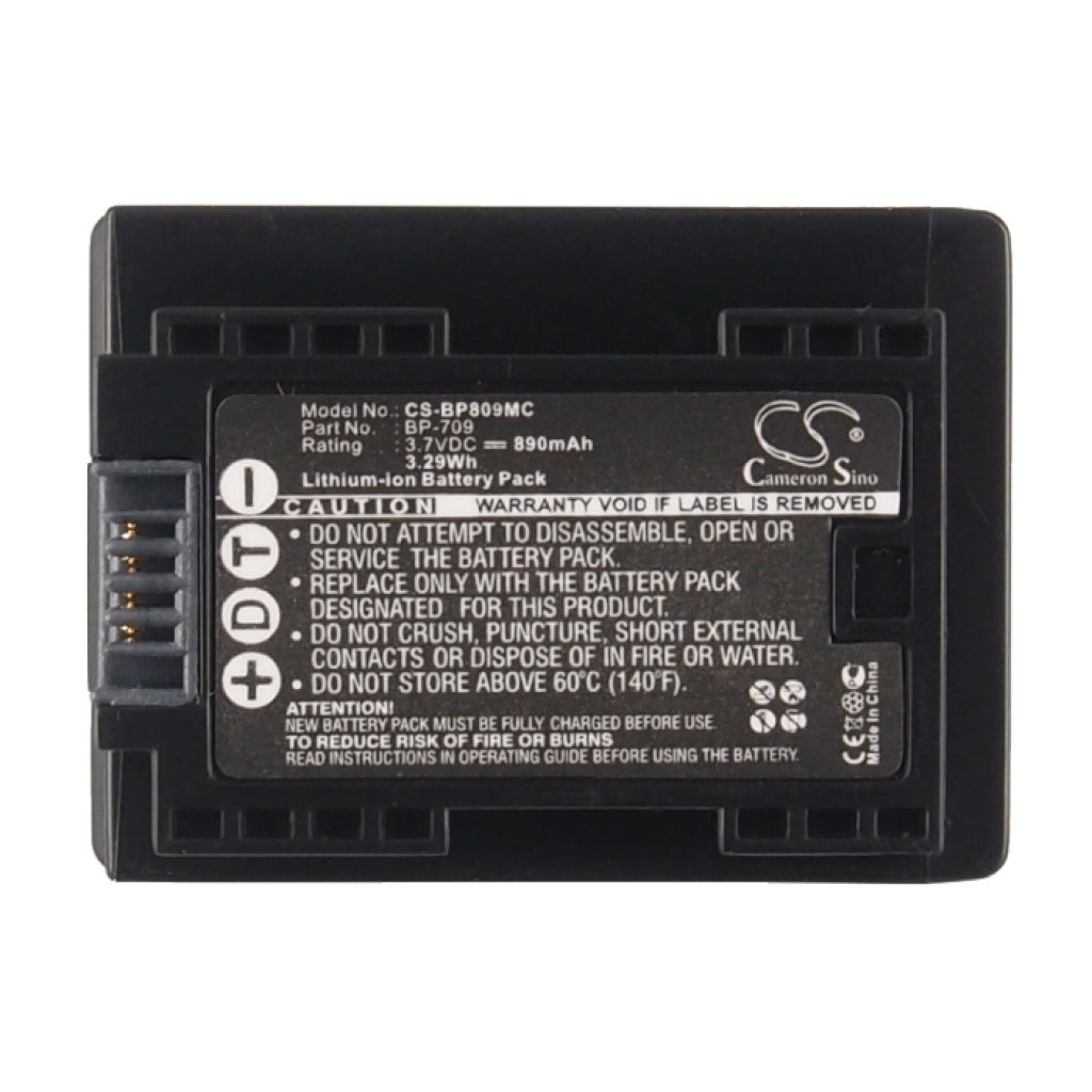 Batterij voor camera Canon CS-BP809MC