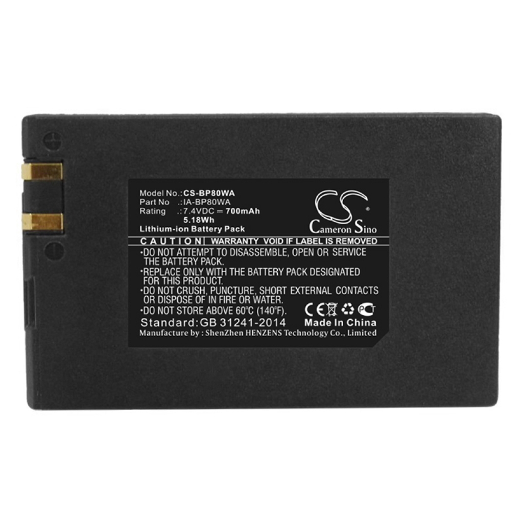 Batterij voor camera Samsung CS-BP80WA