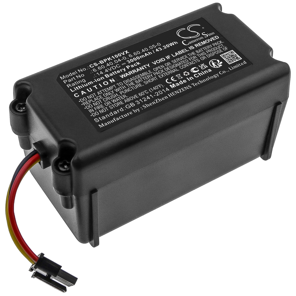 Batterijen voor stofzuigers Blaupunkt BPK-VCBB1XS