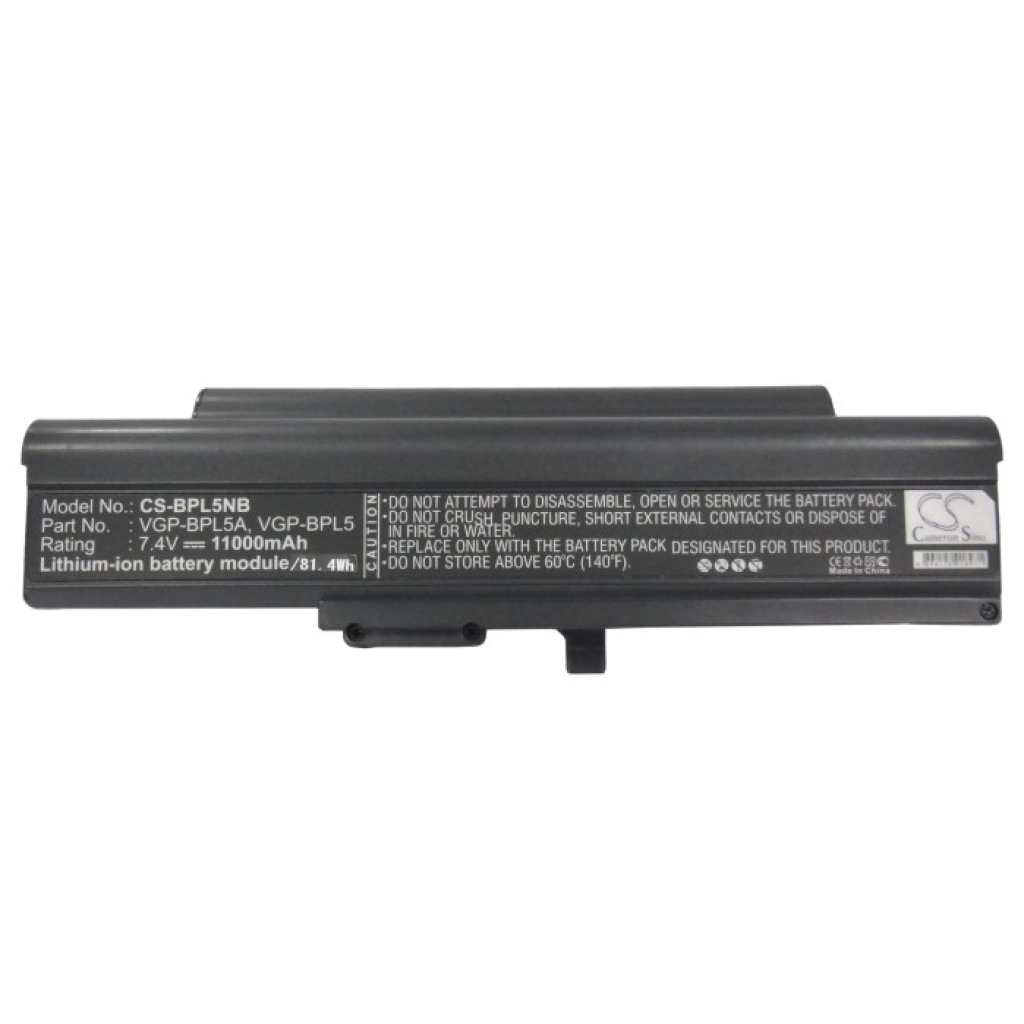 Notebook batterij Sony CS-BPL5NB