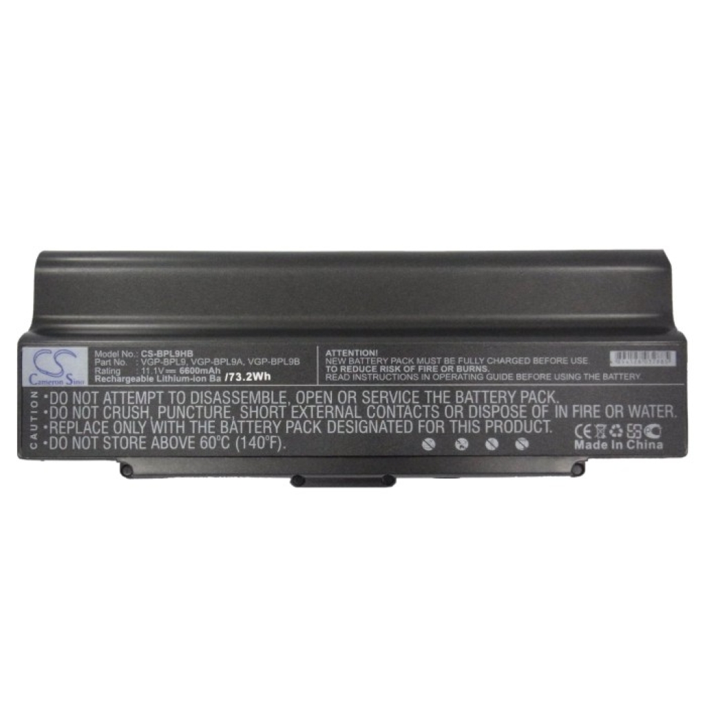 Notebook batterij Sony VAIO VGN-CR215