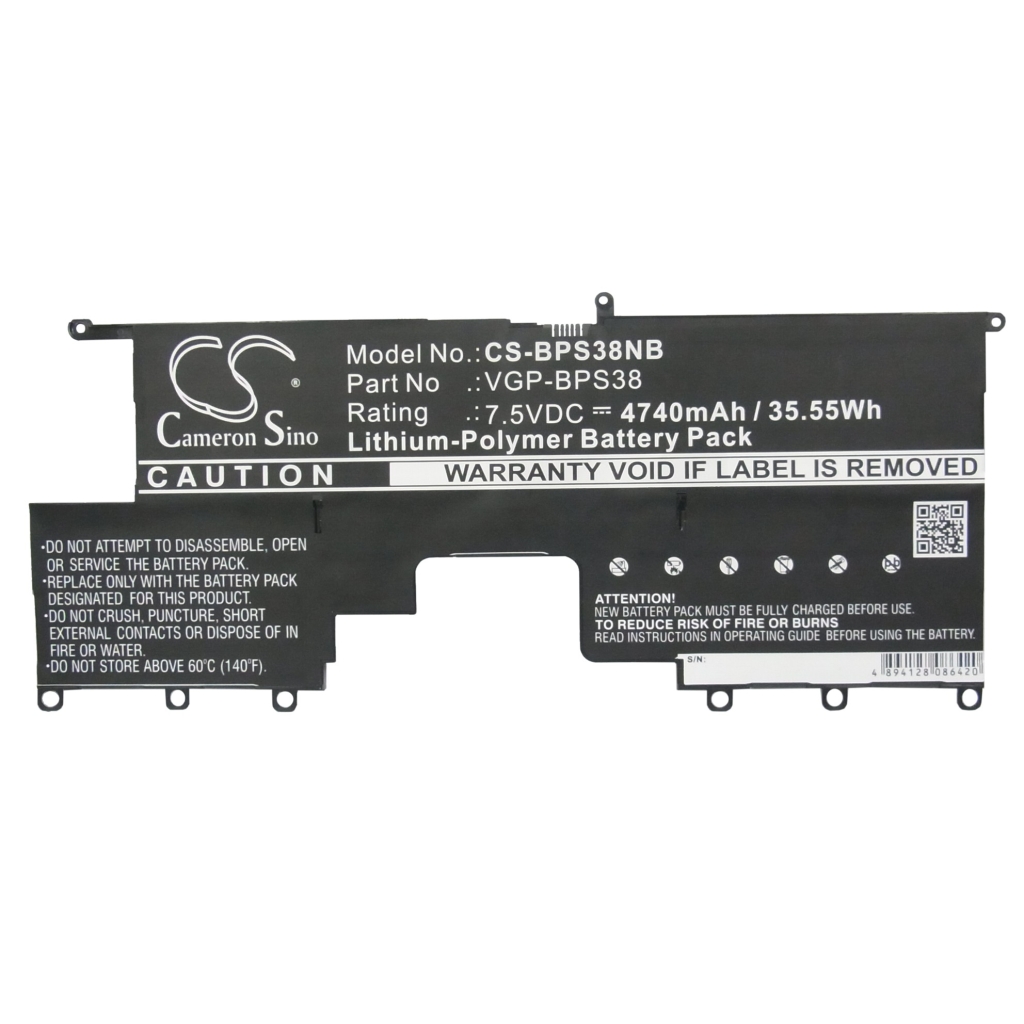 Notebook batterij Sony CS-BPS38NB