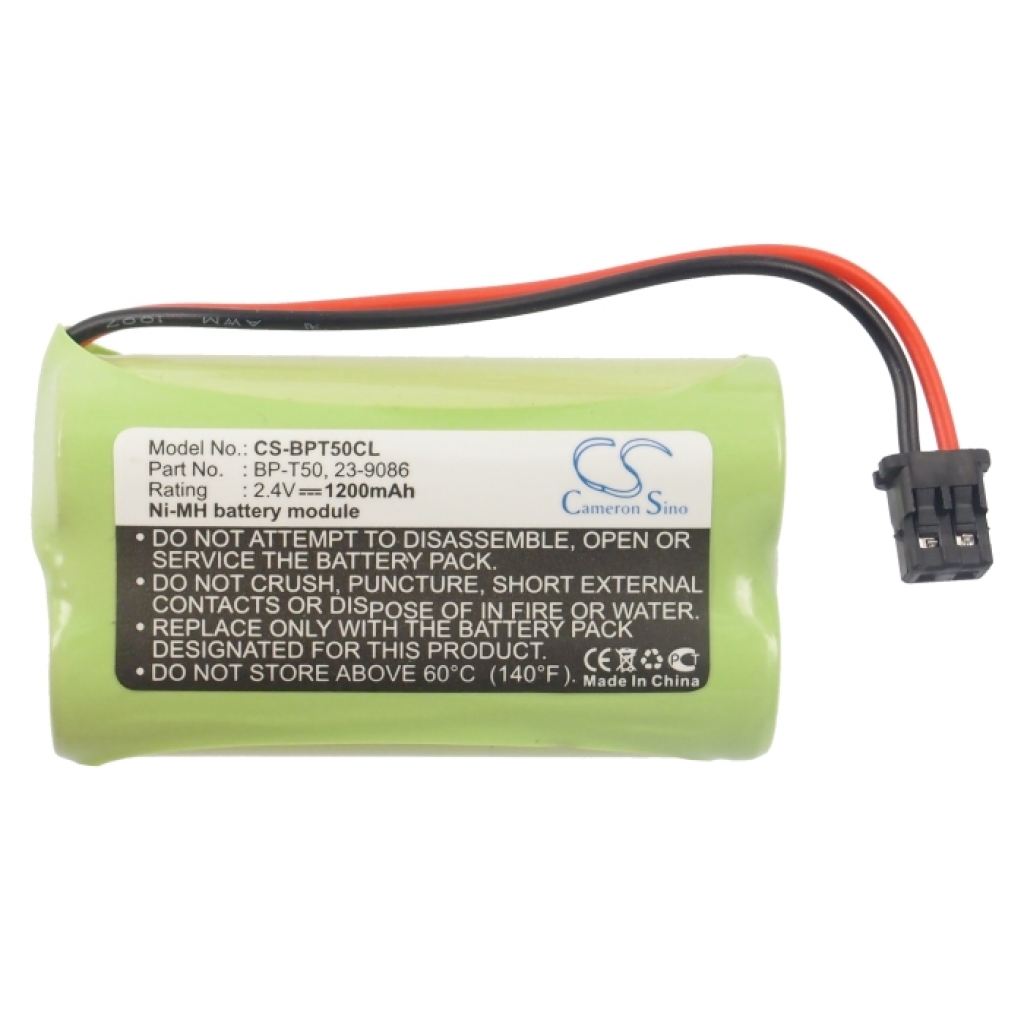 Draadloze telefoon batterij Radio Shack CS-BPT50CL