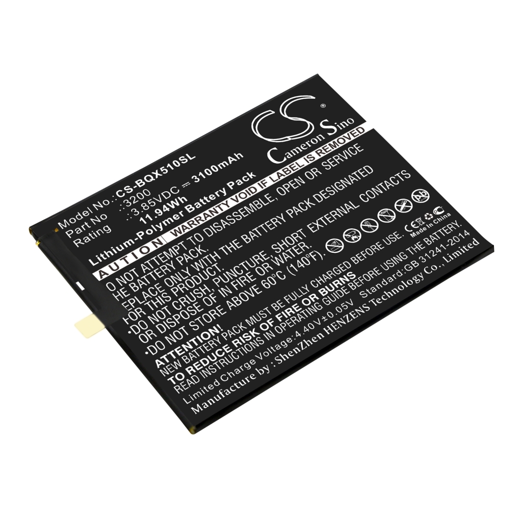 Batterij voor mobiele telefoon Bq Aquaris X5 Plus (CS-BQX510SL)