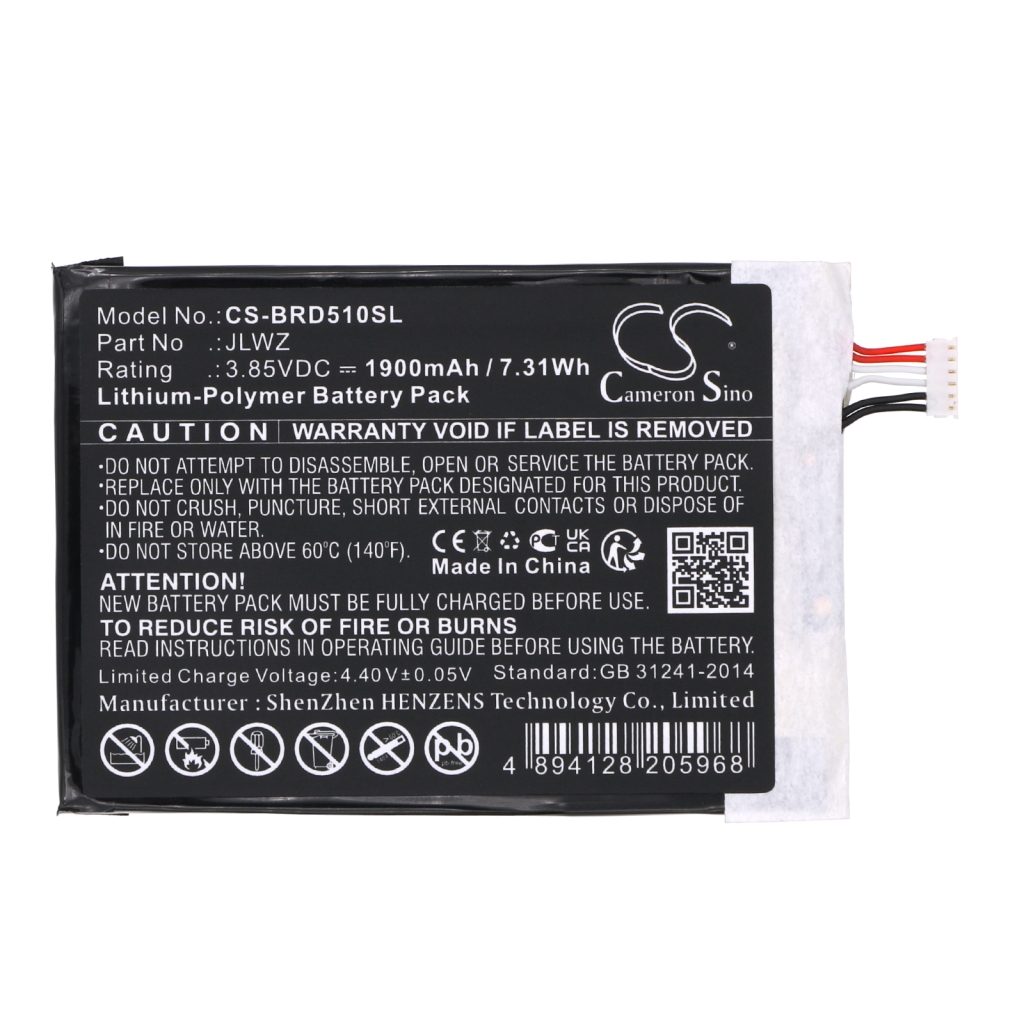 Batterij voor mobiele telefoon Brondi CS-BRD510SL