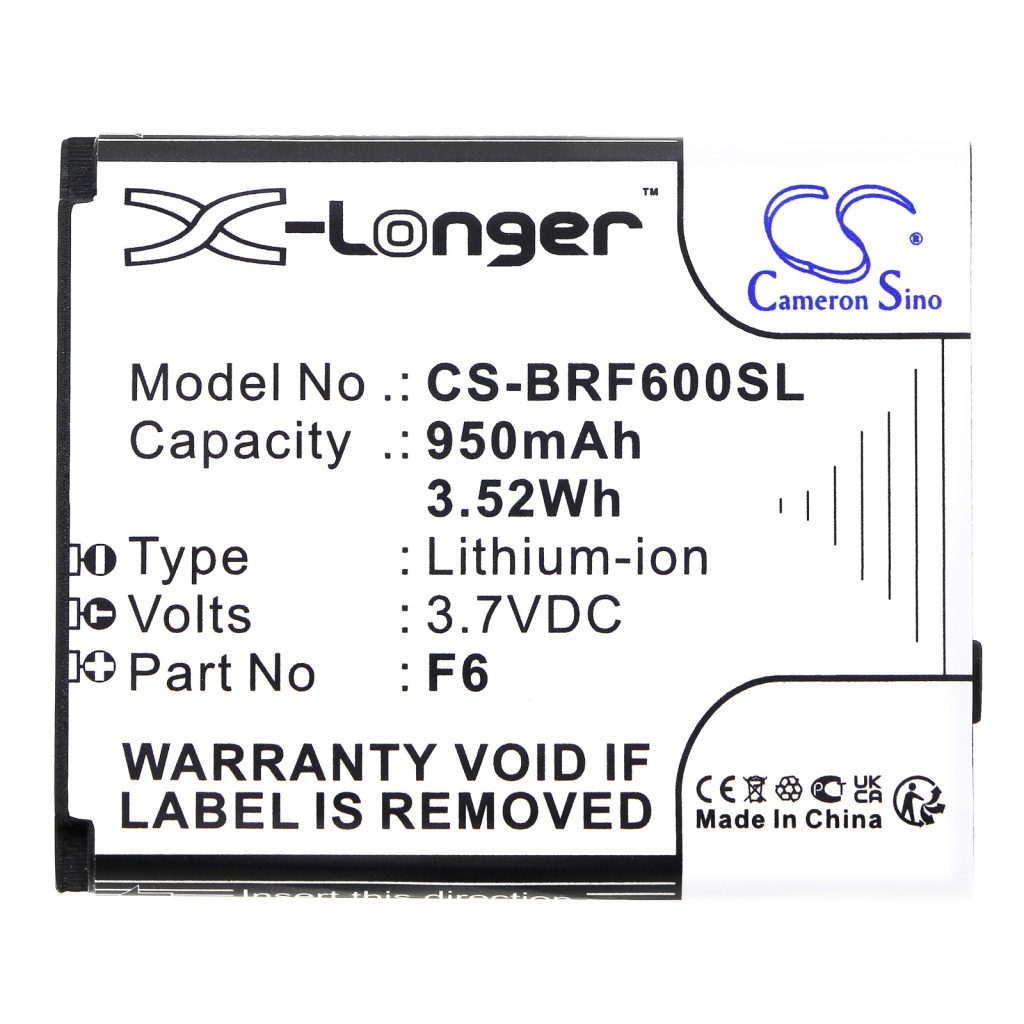 Batterij voor mobiele telefoon Brondi CS-BRF600SL