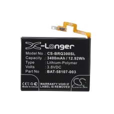 Compatibele batterijvervanging voor BlackBerry BAT-58107-003