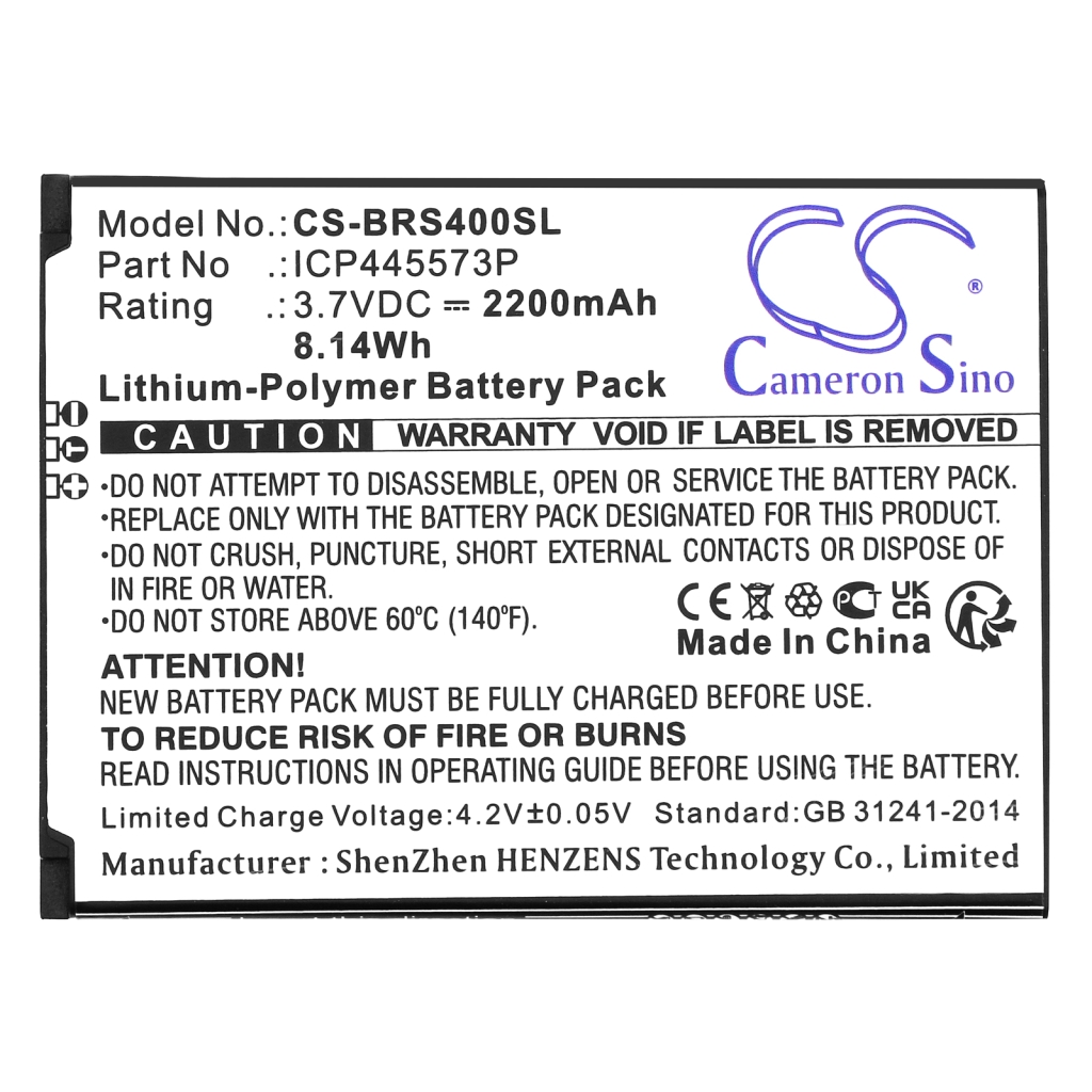 Batterij voor mobiele telefoon Brondi CS-BRS400SL