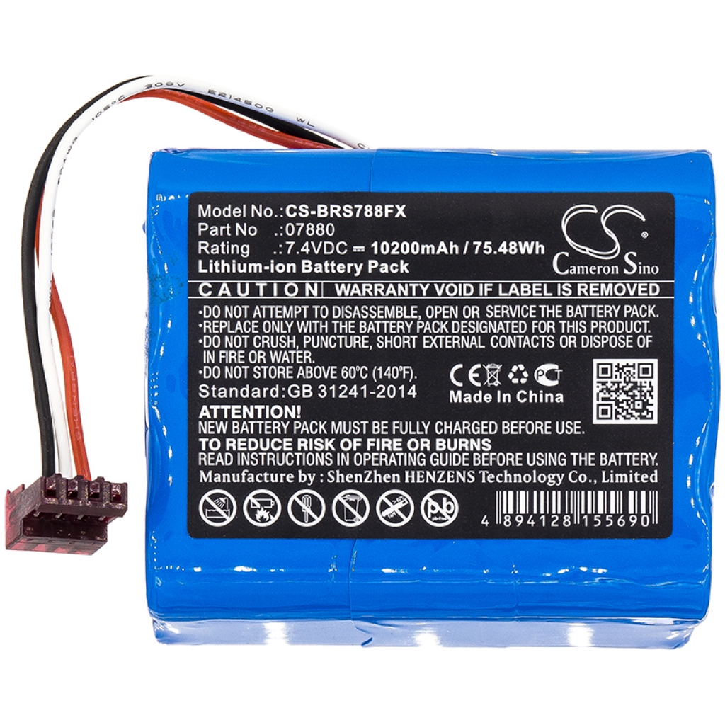 Batterijen Batterij voor zaklamp CS-BRS788FX
