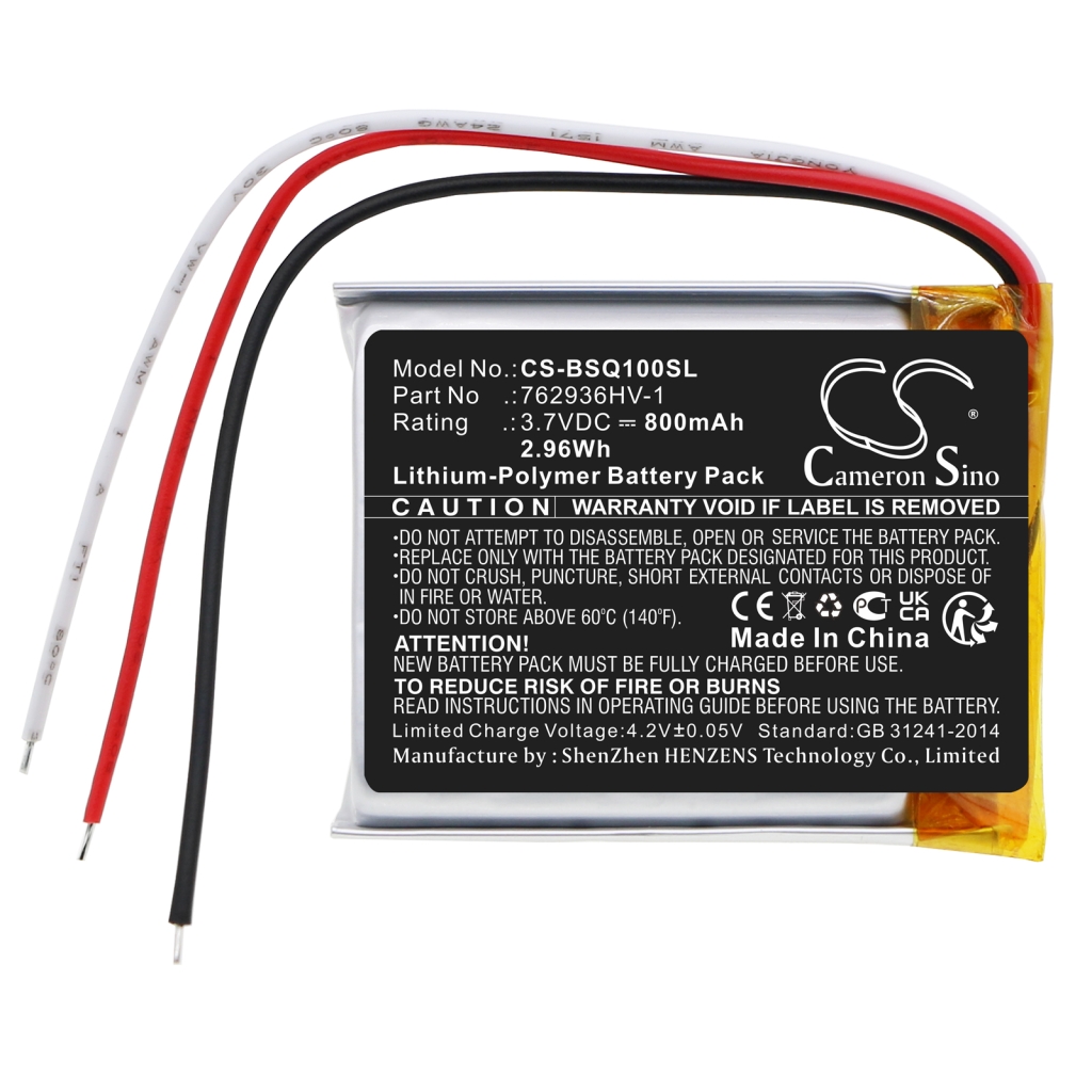 Batterijen Batterij voor draadloze headset CS-BSQ100SL