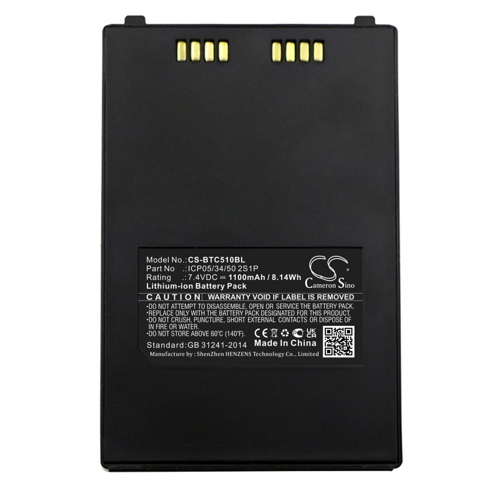 Compatibele batterijvervanging voor Bitel ICP05/34/50 2S1P