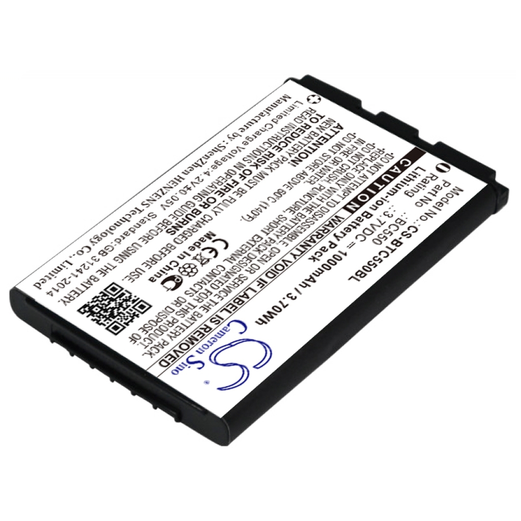 Compatibele batterijvervanging voor Bitel BC550