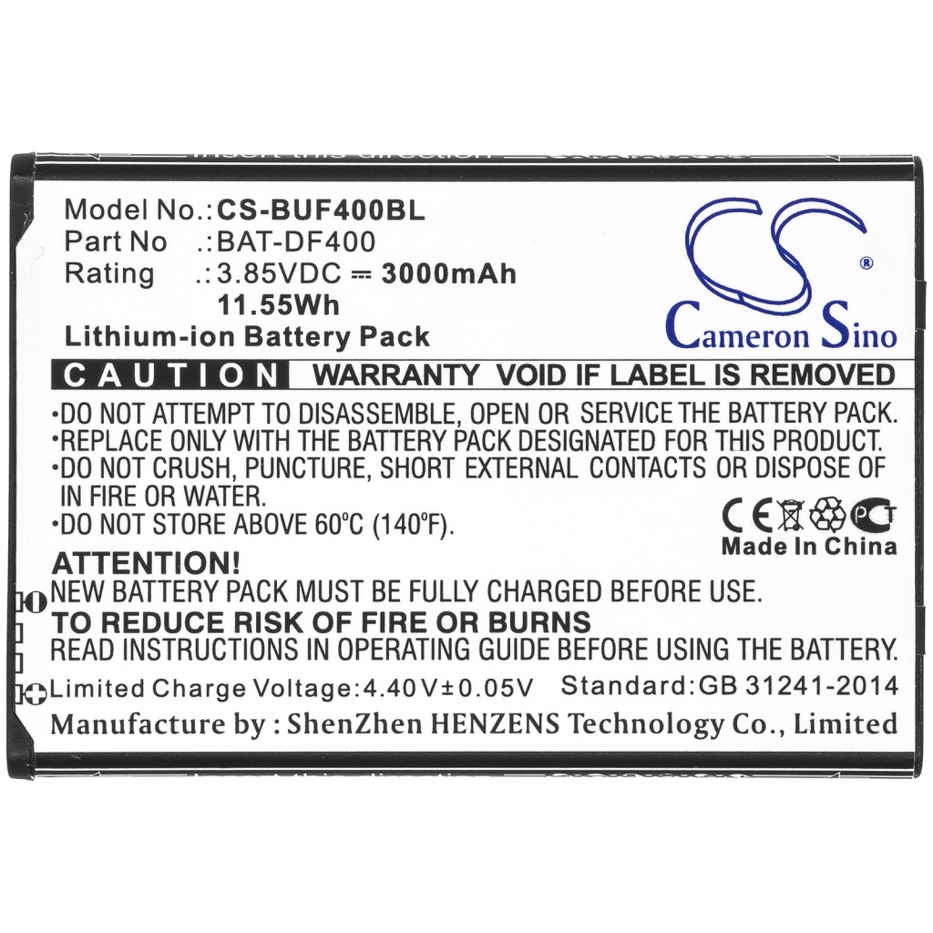 Batterijen Batterij barcode, scanner CS-BUF400BL