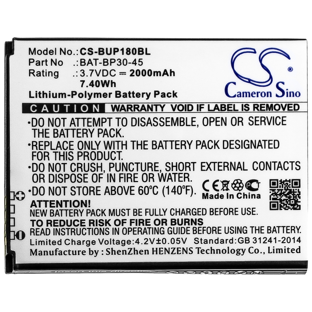 Batterijen Batterij barcode, scanner CS-BUP180BL