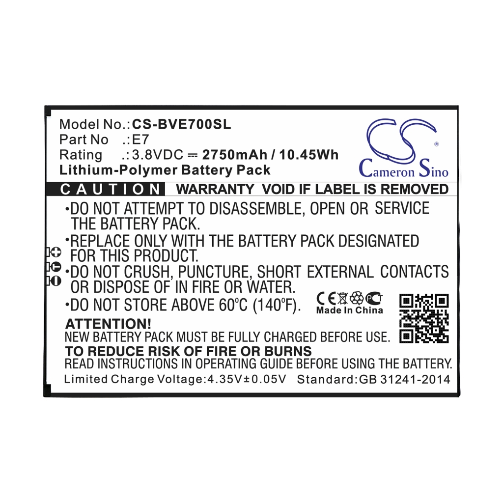 Batterij voor mobiele telefoon Blackview CS-BVE700SL