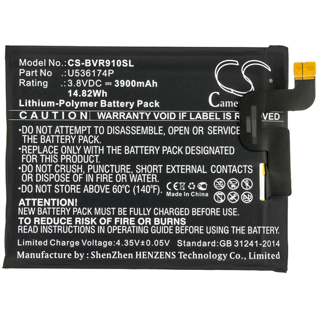 Batterij voor mobiele telefoon Blackview CS-BVR910SL