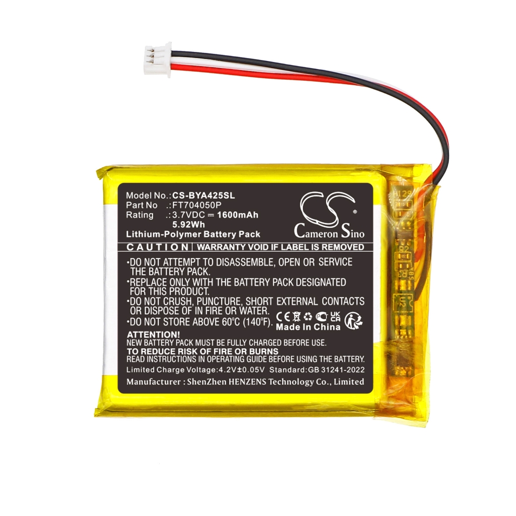 Compatibele batterijvervanging voor Babymoov FT704050P