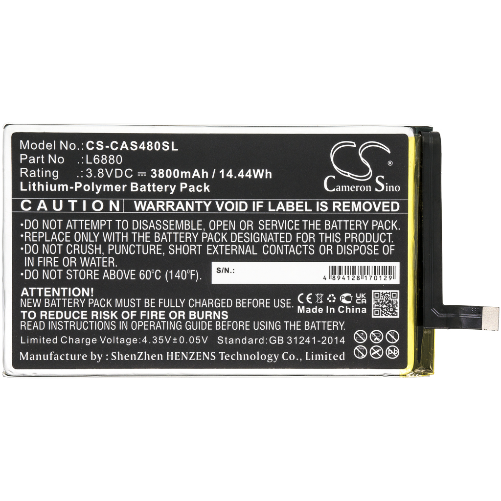 Batterijen Vervangt L6880