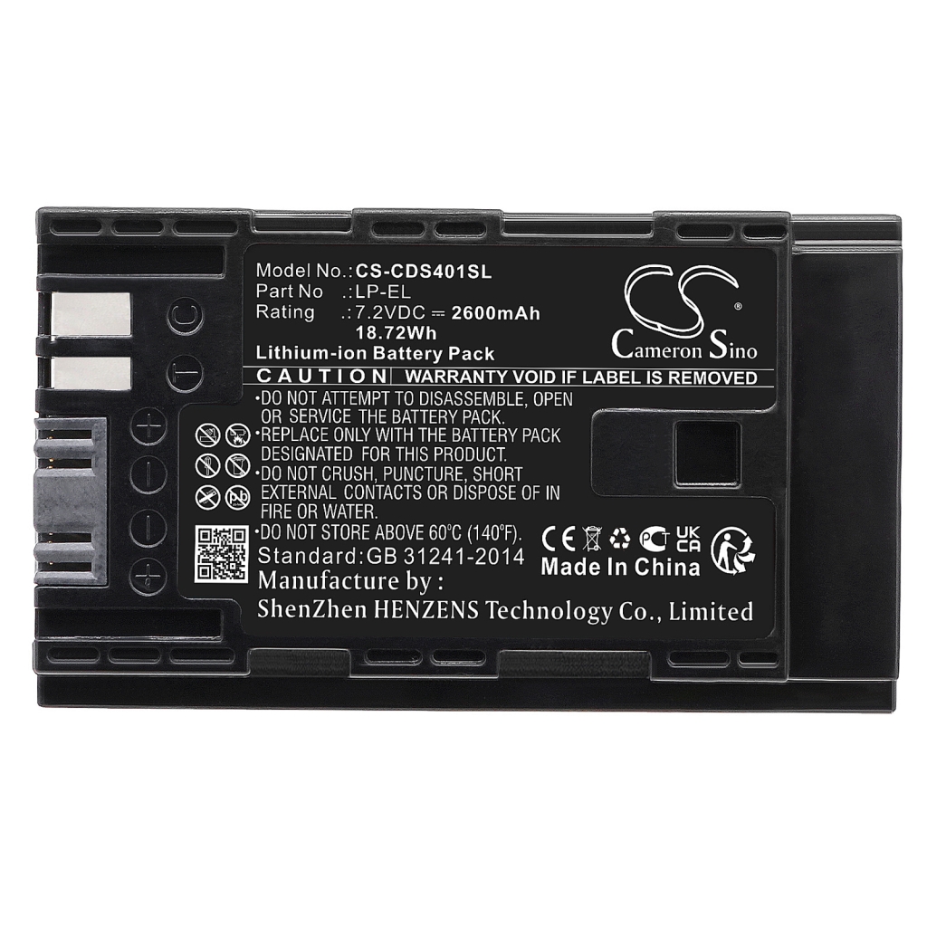 Batterij voor camera Canon CS-CDS401SL