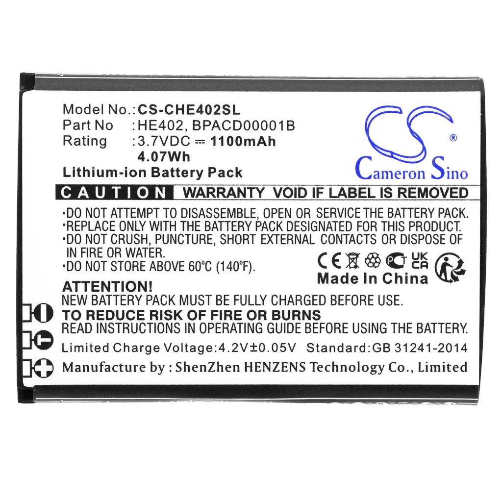 Batterijen Vervangt BPACD00001B