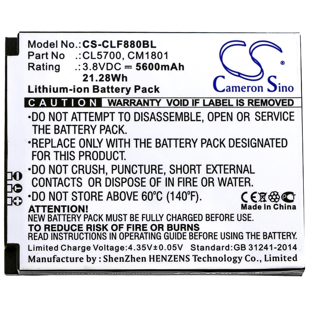 Batterijen Batterij barcode, scanner CS-CLF880BL