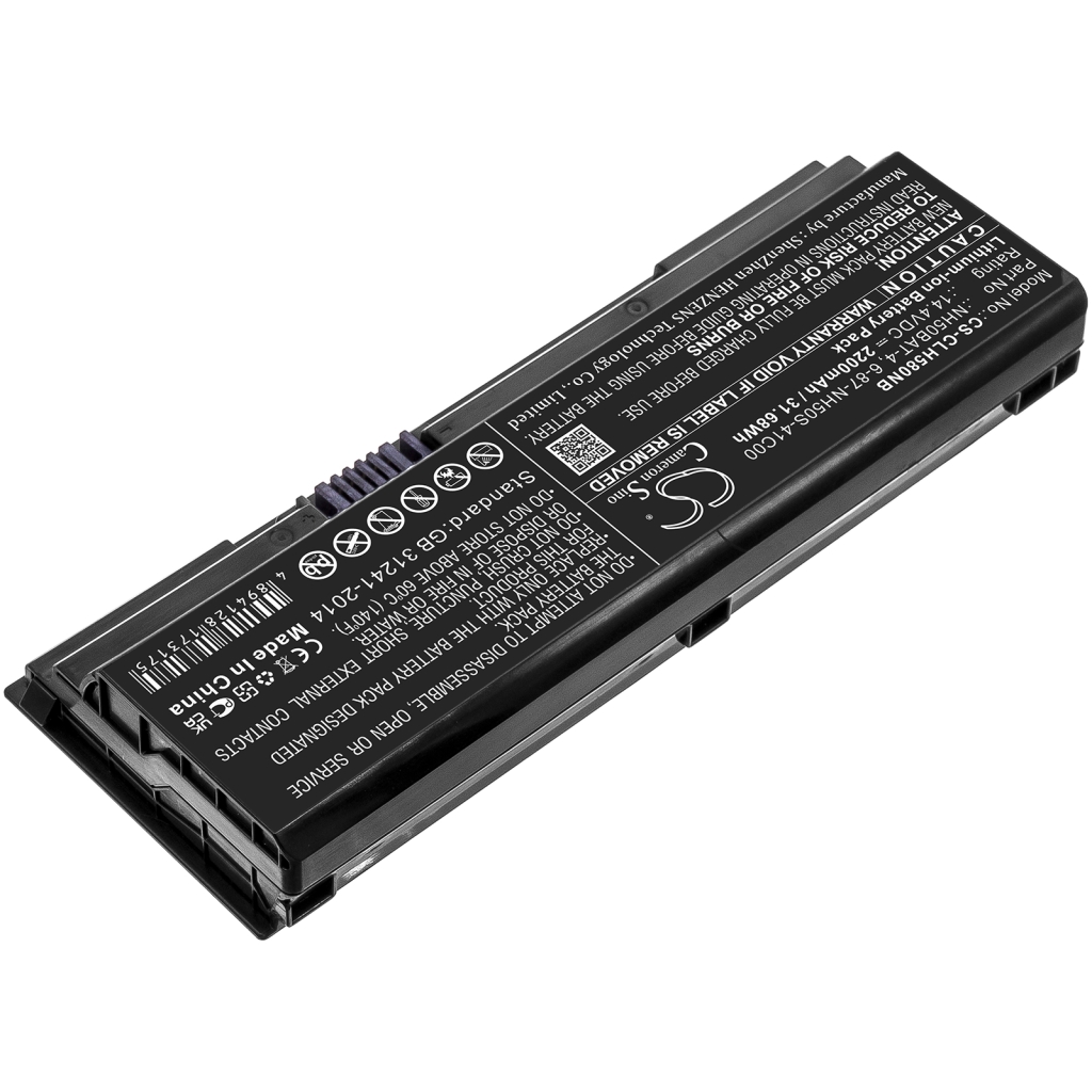 Notebook batterij Gigabyte CS-CLH580NB