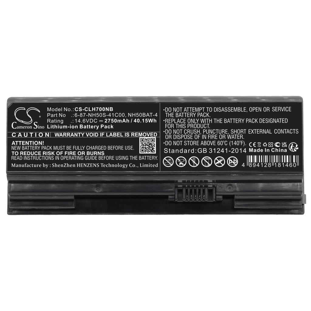 Notebook batterij Aorus CS-CLH700NB
