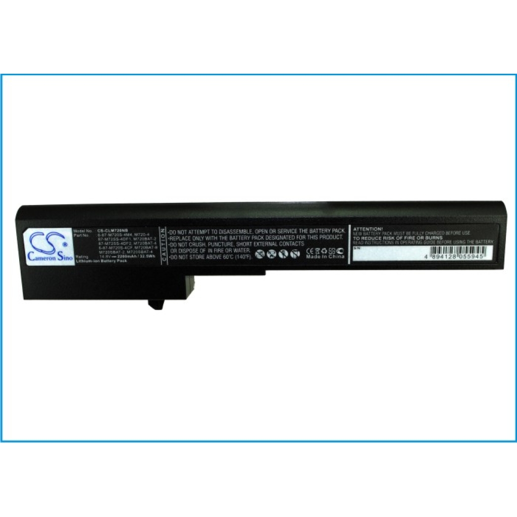 Notebook batterij CLEVO MobiNote M725R