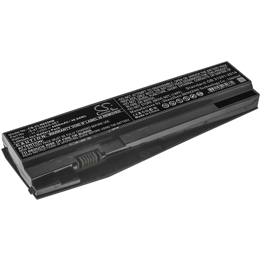 Notebook batterij Sager NP5850 (CS-CLN855NB)