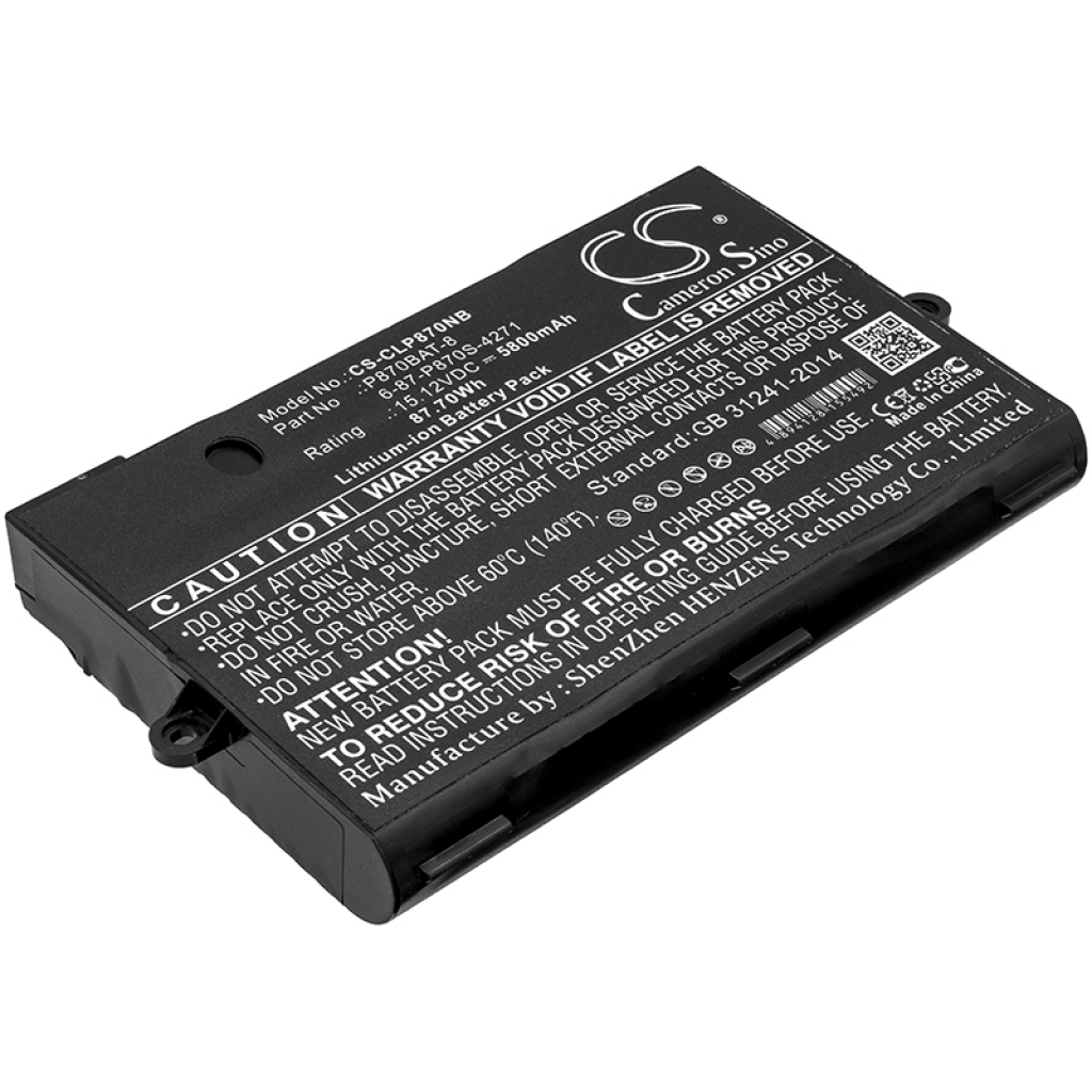 Notebook batterij Eurocom CS-CLP870NB