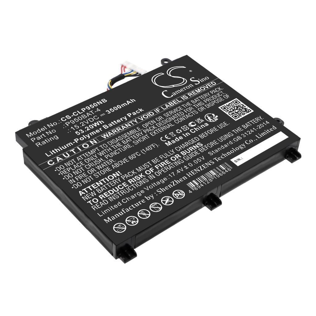 Notebook batterij Sager NP8955 (CS-CLP950NB)