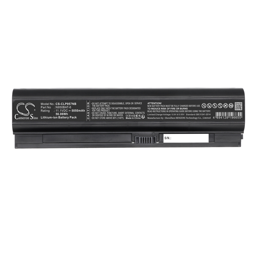 Notebook batterij HASEE CS-CLP957NB