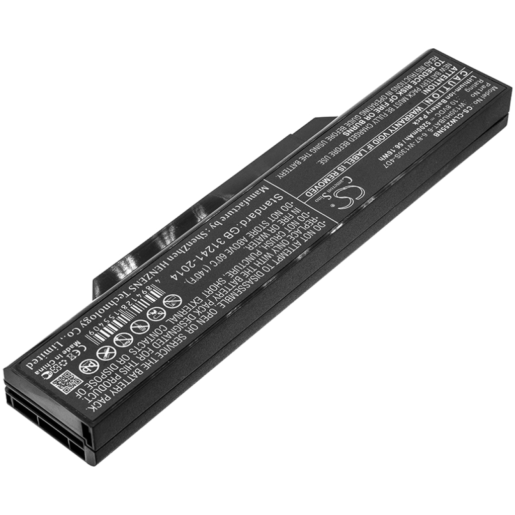 Notebook batterij CLEVO CS-CLW255NB