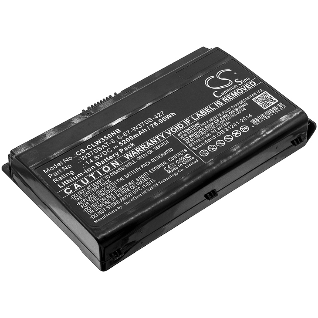 Notebook batterij Gigabyte CS-CLW350NB