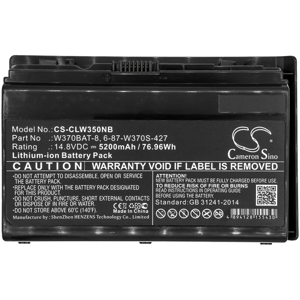 Notebook batterij Gigabyte CS-CLW350NB