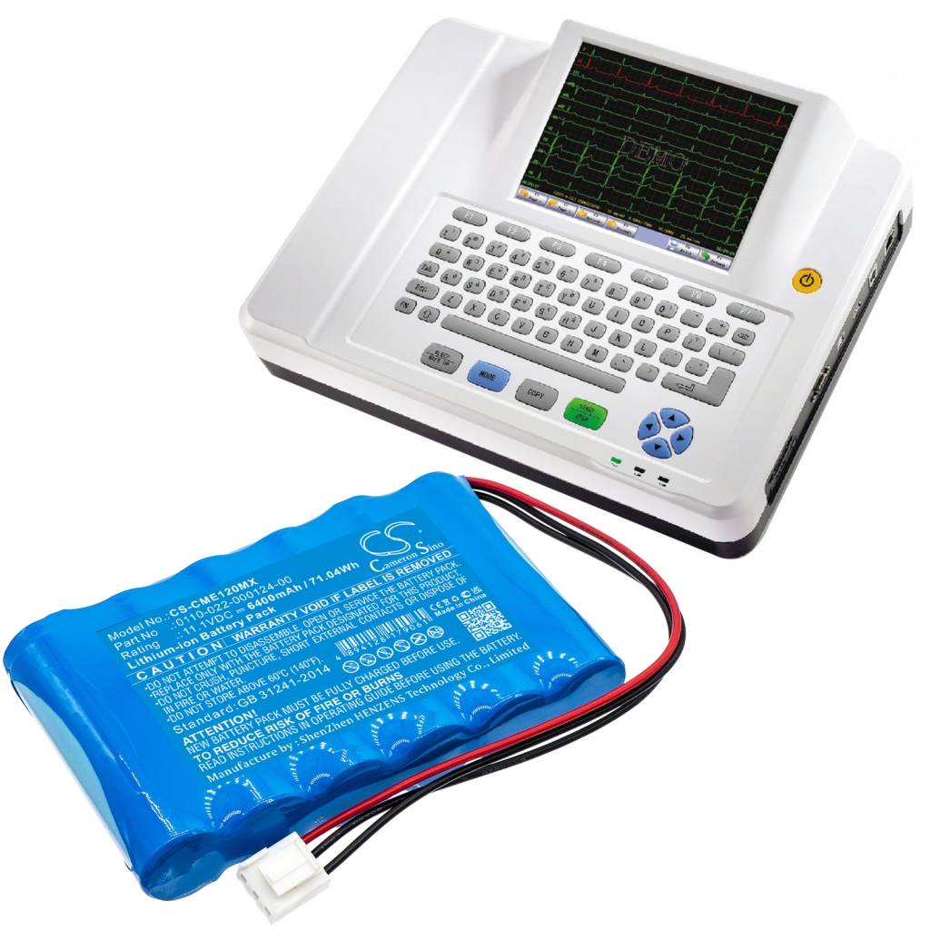 Medische Batterij Comen CM-1200A ECG