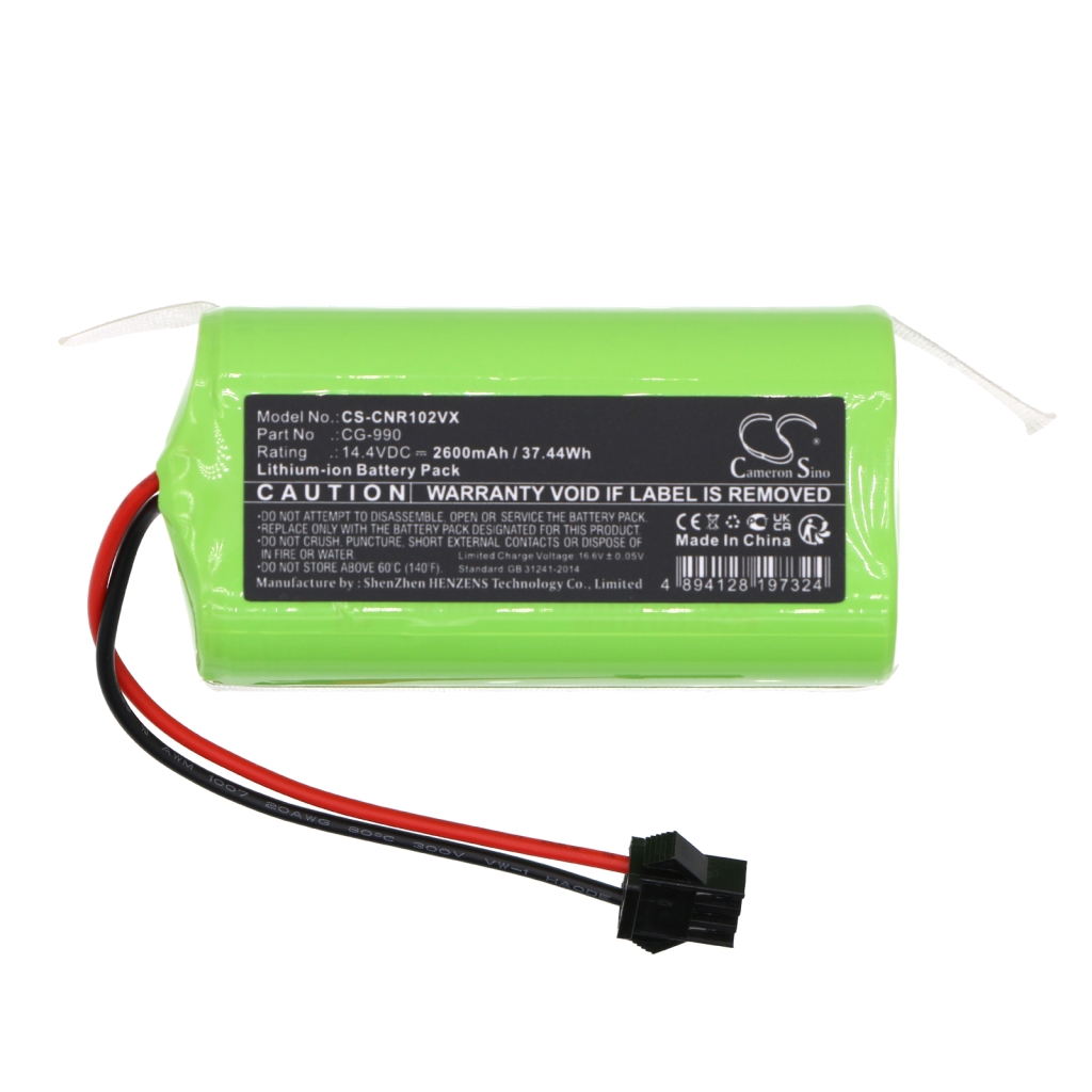 Batterijen voor stofzuigers Infiniton CS-CNR102VX