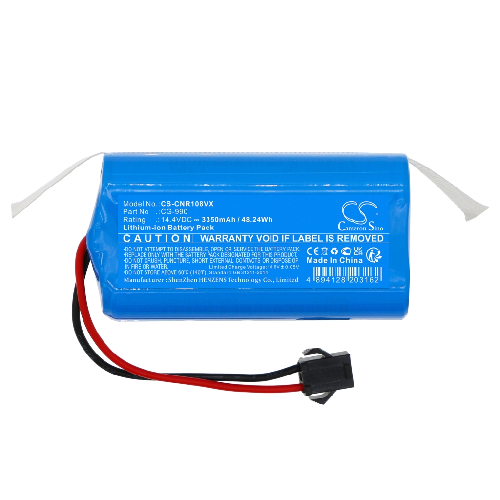 Batterijen voor stofzuigers Infiniton CS-CNR108VX