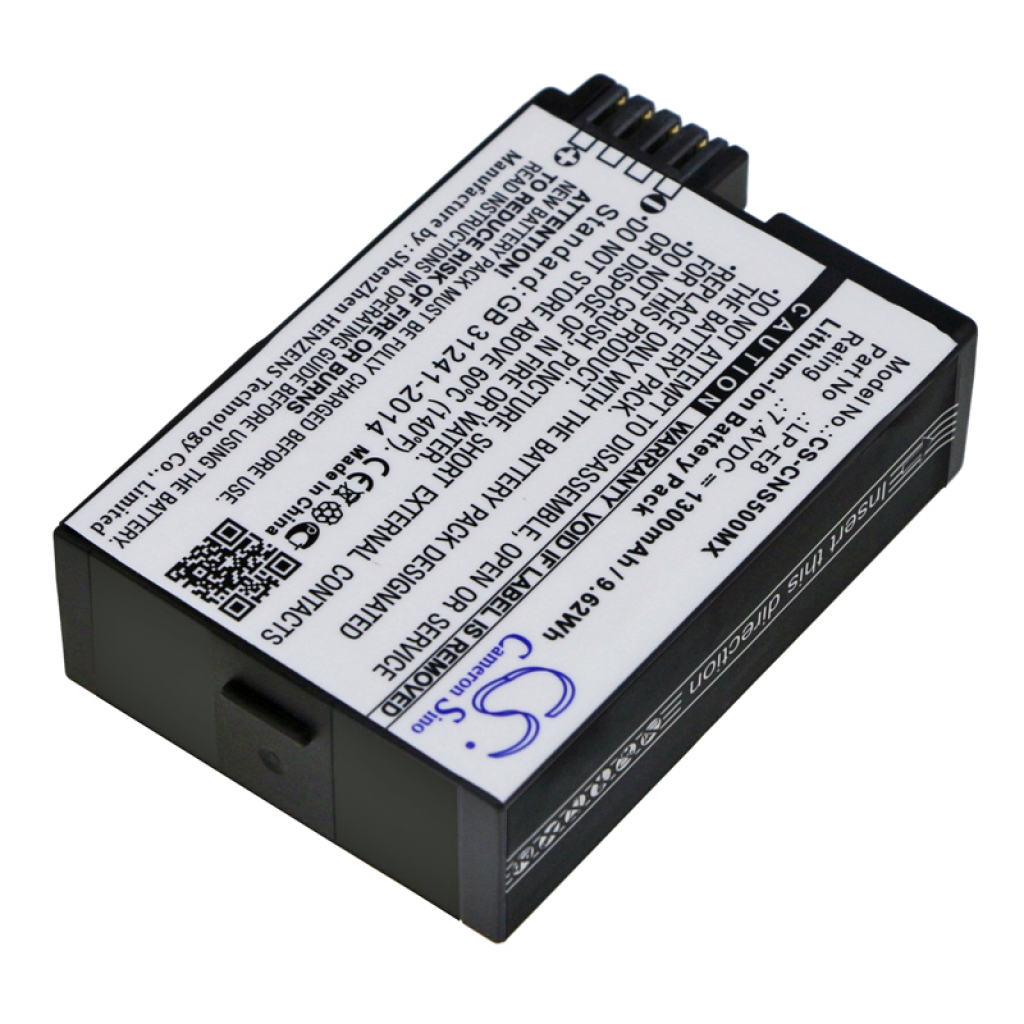 Batterij voor camera Canon CS-CNS500MX